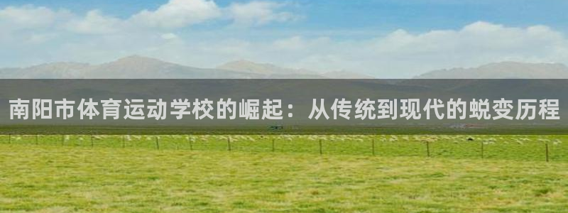 3377体育官方app下载：南阳市体育运动学校的崛起：从传统到现代的蜕变历程