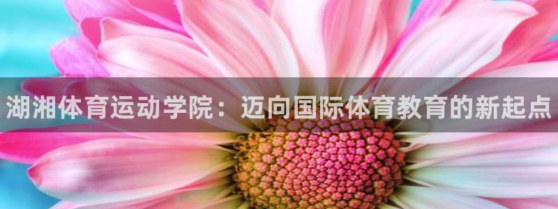 3377体育app官网下载地址：湖湘体育运动学院：迈向国际体育教育的新起点